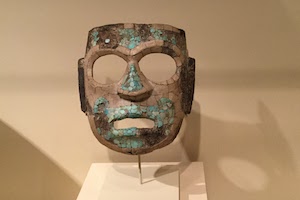 Precolombian mask at Denver Art Museum